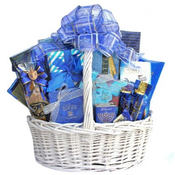 Festival Of Lights | Kosher Gourmet Gift Basket for Hanukkah | Size Large